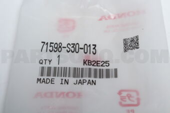 Honda 71598S30013 SPACER,RR BPR SID