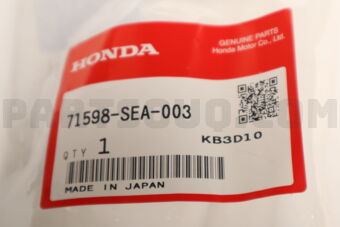 Honda 71598SEA003 SPACER L,RR BPR S