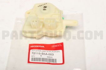Honda 72115S5A003 ACTUATOR ASSY,R F