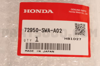 Honda 72950SWAA02 MLDG ASSY,L RR DO