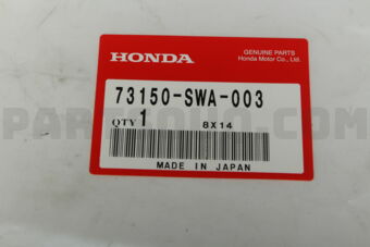 Honda 73150SWA003 MLDG,FR WSHLD