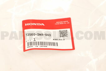 Honda 73560SWA003 MLDG ASSY L,QTR W