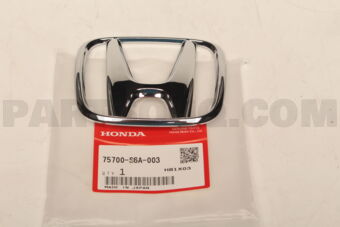 Honda 75700S6A003 EMBLEM,FR CENTER