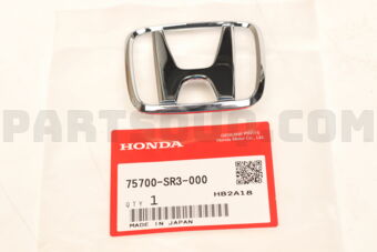 Honda 75700SR3000 EMBLEM FR CENTER