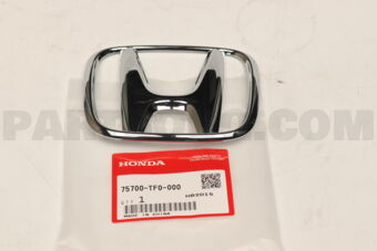 Honda 75700TF0000 EMBLEM,H-MARK 92