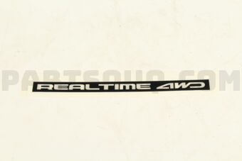 Honda 75722S10A01 STICKER,RR REALTI