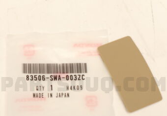 Honda 83506SWA003ZC CAP,PULL *YR327L*