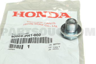 Honda 90009PH1000 BOLT, PLUG, 14MM