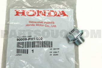 Honda 90009PH1000 BOLT, PLUG, 14MM