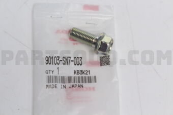 Honda 90103SN7003 BOLT FLG. 10X25