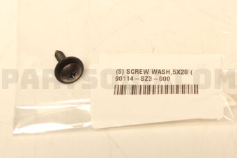 Honda 90114SZ3000 SCREW WASH,5X20