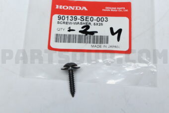 Honda 90139SE0003 SCREW,TAPPING WAS