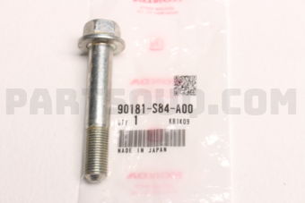 Honda 90181S84A00 BOLT,TRAILING-ARM