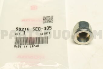 Honda 90216SE0305 NUT RR. ARM 10MM