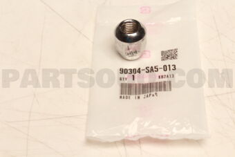 Honda 90304SA5013 NUT, WHEEL