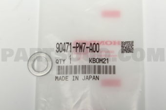 Honda 90471PW7A00 PACKING,10MM