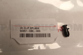 Honda 90657SB0003 CLIP, SPLASH SHIELD