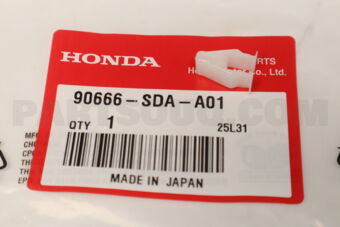 Honda 90666SDAA01 CLIP,SNAP FIT(PO)