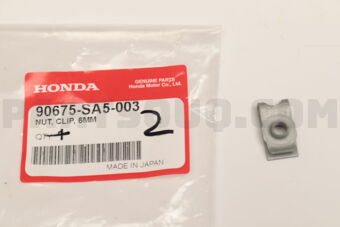 Honda 90675SA5003 NUT,CLIP 6MM