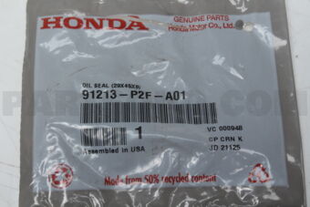Honda 91213P2FA01 OILSEAL,35X50X9