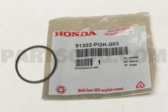 Honda 91302PGK003 O-RING,35.5X1.9