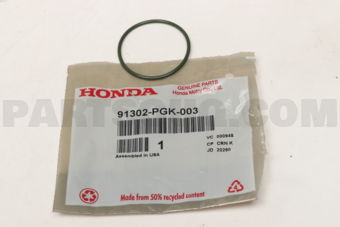 Honda 91302PGK003 O-RING,35.5X1.9