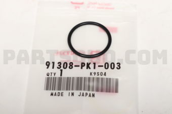 Honda 91308PK1003 O RING, 26.2X2.4