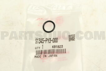 Honda 91345PY3000 O-RING, 13.0X1.9