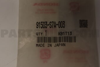 Honda 91503S7A003 CLIP,FR GRILLE