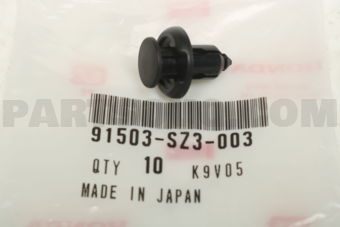 Honda 91503SZ3003 CLIP, BPR A