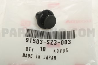 Honda 91503SZ3003 CLIP, BPR A
