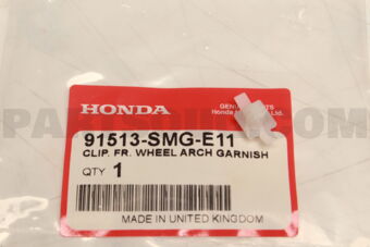 Honda 91513SMGE11 CLIP,FR W/ARCH GA