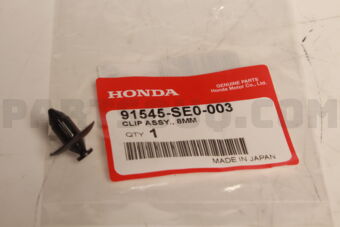 Honda 91545SE0003 CLIP ASSY.,8MM