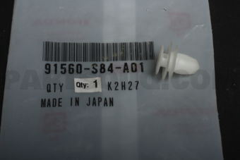 Honda 91560S84A01 CLIP,DOOR LNG