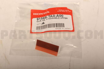Honda 91568TA0A00 CLIP,FR WSHLD UPR