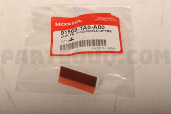 Honda 91568TA0A00 CLIP,FR WSHLD UPR