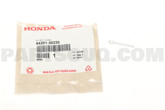 Honda 9420130220 PIN COTTER 3.0MM