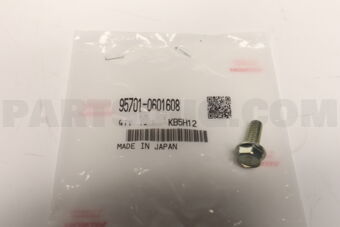 Honda 957010601608 BOLT,FLANGE,6X16