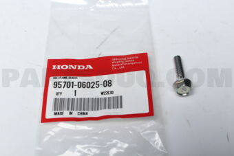 Honda 957010602508 BOLT,FLANGE,6X25