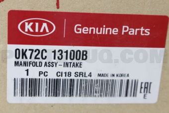 Hyundai / KIA 0K72C13100B MANIFOLD ASSY-INTAKE