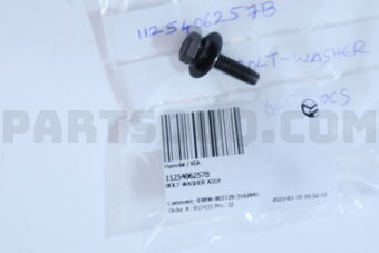 Hyundai / KIA 1125406257B BOLT-WASHER ASSY