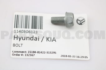 Hyundai / KIA 1140306123 BOLT