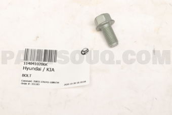 Hyundai / KIA 1140410206K BOLT