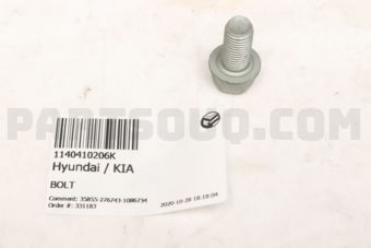 Hyundai / KIA 1140410206K BOLT