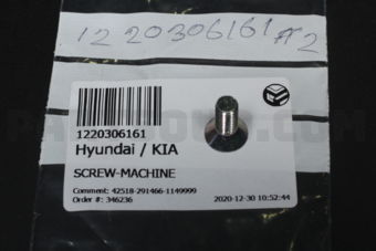 Hyundai / KIA 1220306161 SCREW-MACHINE