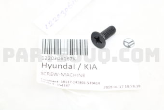 Hyundai / KIA 1220306167K SCREW-MACHINE