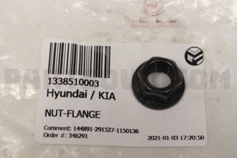 Hyundai / KIA 1338510003 NUT-FLANGE