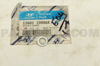 Hyundai / KIA 1360210006K WASHER-SPRING