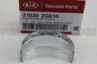 Hyundai / KIA 210202G010 BEARING PAIR SET-CRANKSHAFT