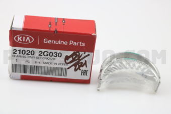 Hyundai / KIA 210202G030 BEARING PAIR SET-CRANKSHAFT